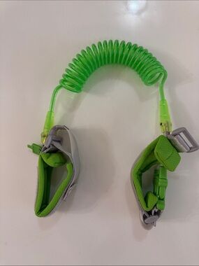 Green Elastic Safety Leash / Harness for Kids
